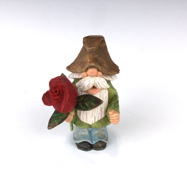 Seth the Gnome with Red Rose by Domenick Maggio - Image 5